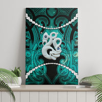 Maori Matariki Manaia Turquoise Canvas Wall Art Maori Kowhaiwhai Pattern Galaxy LT01 - Polynesian Pride