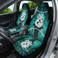 Maori Matariki Manaia Turquoise Car Seat Cover Maori Kowhaiwhai Pattern Galaxy LT01 - Polynesian Pride