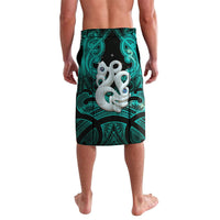 Personalised Maori Matariki Manaia Turquoise Lavalava Maori Kowhaiwhai Pattern Galaxy LT01 - Polynesian Pride