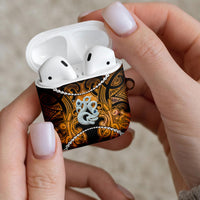 Maori Matariki Manaia Kowhai AirPods Case Maori Kowhaiwhai Pattern Galaxy LT01 - Polynesian Pride