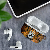 Maori Matariki Manaia Kowhai AirPods Case Maori Kowhaiwhai Pattern Galaxy LT01 - Polynesian Pride