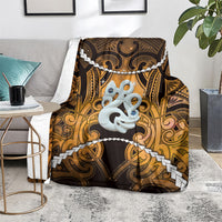 Maori Matariki Manaia Kowhai Blanket Maori Kowhaiwhai Pattern Galaxy LT01 - Polynesian Pride