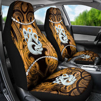 Maori Matariki Manaia Kowhai Car Seat Cover Maori Kowhaiwhai Pattern Galaxy LT01 - Polynesian Pride