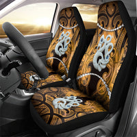 Maori Matariki Manaia Kowhai Car Seat Cover Maori Kowhaiwhai Pattern Galaxy LT01 - Polynesian Pride