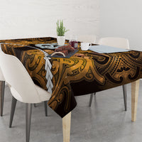 Maori Matariki Manaia Kowhai Tablecloth Maori Kowhaiwhai Pattern Galaxy LT01 - Polynesian Pride