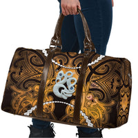 Maori Matariki Manaia Kowhai Travel Bag Maori Kowhaiwhai Pattern Galaxy LT01 - Polynesian Pride