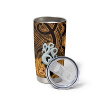 Personalised Maori Matariki Manaia Kowhai Tumbler Cup Maori Kowhaiwhai Pattern Galaxy LT01 - Polynesian Pride