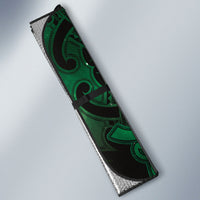 Maori Matariki Hei Matau Kakariki Auto Sun Shade Maori Kowhaiwhai Pattern Galaxy LT01 - Polynesian Pride