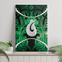 Maori Matariki Hei Matau Kakariki Canvas Wall Art Maori Kowhaiwhai Pattern Galaxy LT01 - Polynesian Pride