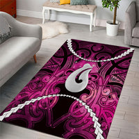 Maori Matariki Hei Matau Mawhero Area Rug Maori Kowhaiwhai Pattern Galaxy LT01 - Polynesian Pride