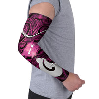 Personalised Maori Matariki Hei Matau Mawhero Arm Sleeves Maori Kowhaiwhai Pattern Galaxy LT01 - Polynesian Pride