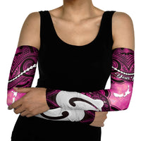 Personalised Maori Matariki Hei Matau Mawhero Arm Sleeves Maori Kowhaiwhai Pattern Galaxy LT01 - Polynesian Pride