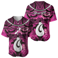 Personalised Maori Matariki Hei Matau Mawhero Baseball Jersey Maori Kowhaiwhai Pattern Galaxy LT01 - Polynesian Pride