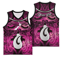 Personalised Maori Matariki Hei Matau Mawhero Basketball Jersey Maori Kowhaiwhai Pattern Galaxy LT01 - Polynesian Pride