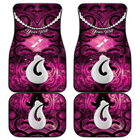 Personalised Maori Matariki Hei Matau Mawhero Car Mats Maori Kowhaiwhai Pattern Galaxy LT01 - Polynesian Pride