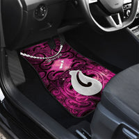 Personalised Maori Matariki Hei Matau Mawhero Car Mats Maori Kowhaiwhai Pattern Galaxy LT01 - Polynesian Pride
