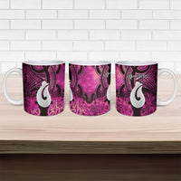 Personalised Maori Matariki Hei Matau Mawhero Ceramic Mug Maori Kowhaiwhai Pattern Galaxy LT01 - Polynesian Pride