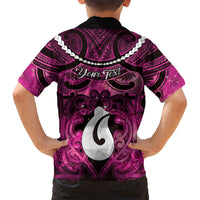 Personalised Maori Matariki Hei Matau Mawhero Hawaiian Shirt Maori Kowhaiwhai Pattern Galaxy LT01 - Polynesian Pride