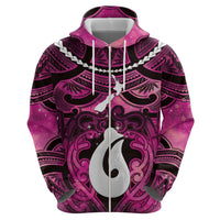 Personalised Maori Matariki Hei Matau Mawhero Hoodie Maori Kowhaiwhai Pattern Galaxy LT01 - Polynesian Pride