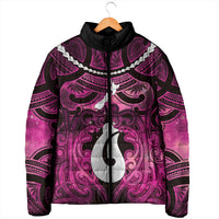 Personalised Maori Matariki Hei Matau Mawhero Padded Jacket Maori Kowhaiwhai Pattern Galaxy LT01 - Polynesian Pride