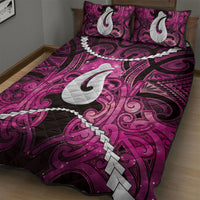 Maori Matariki Hei Matau Mawhero Quilt Bed Set Maori Kowhaiwhai Pattern Galaxy LT01 - Polynesian Pride