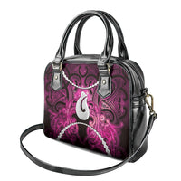 Maori Matariki Hei Matau Mawhero Shoulder Handbag Maori Kowhaiwhai Pattern Galaxy LT01 - Polynesian Pride