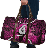 Maori Matariki Hei Matau Mawhero Travel Bag Maori Kowhaiwhai Pattern Galaxy