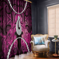 Maori Matariki Hei Matau Mawhero Window Curtain Maori Kowhaiwhai Pattern Galaxy LT01 - Polynesian Pride