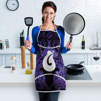 Maori Matariki Hei Matau Waiporoporo Apron Maori Kowhaiwhai Pattern Galaxy LT01 - Polynesian Pride