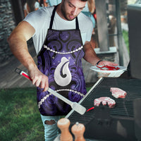 Maori Matariki Hei Matau Waiporoporo Apron Maori Kowhaiwhai Pattern Galaxy LT01 - Polynesian Pride