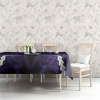 Maori Matariki Hei Matau Waiporoporo Tablecloth Maori Kowhaiwhai Pattern Galaxy LT01 - Polynesian Pride