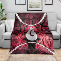 Maori Matariki Hei Matau Whero Blanket Maori Kowhaiwhai Pattern Galaxy LT01 - Polynesian Pride