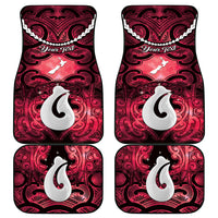 Personalised Maori Matariki Hei Matau Whero Car Mats Maori Kowhaiwhai Pattern Galaxy LT01 - Polynesian Pride