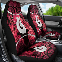 Maori Matariki Hei Matau Whero Car Seat Cover Maori Kowhaiwhai Pattern Galaxy LT01 - Polynesian Pride