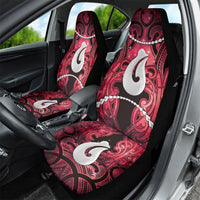 Maori Matariki Hei Matau Whero Car Seat Cover Maori Kowhaiwhai Pattern Galaxy LT01 - Polynesian Pride