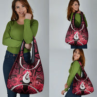 Maori Matariki Hei Matau Whero Grocery Bag Maori Kowhaiwhai Pattern Galaxy LT01 - Polynesian Pride