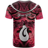 Personalised Maori Matariki Hei Matau Whero T Shirt Maori Kowhaiwhai Pattern Galaxy LT01 - Polynesian Pride