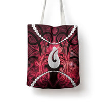 Maori Matariki Hei Matau Whero Tote Bag Maori Kowhaiwhai Pattern Galaxy LT01 - Polynesian Pride