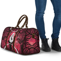 Maori Matariki Hei Matau Whero Travel Bag Maori Kowhaiwhai Pattern Galaxy LT01 - Polynesian Pride
