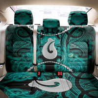 Maori Matariki Hei Matau Turquoise Back Car Seat Cover Maori Kowhaiwhai Pattern Galaxy LT01 - Polynesian Pride
