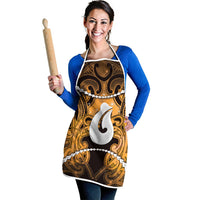 Maori Matariki Hei Matau Kowhai Apron Maori Kowhaiwhai Pattern Galaxy LT01 - Polynesian Pride