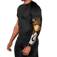 Personalised Maori Matariki Hei Matau Kowhai Arm Sleeves Maori Kowhaiwhai Pattern Galaxy LT01 - Polynesian Pride