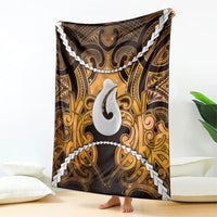 Maori Matariki Hei Matau Kowhai Blanket Maori Kowhaiwhai Pattern Galaxy LT01 - Polynesian Pride