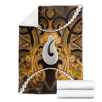 Maori Matariki Hei Matau Kowhai Blanket Maori Kowhaiwhai Pattern Galaxy LT01 - Polynesian Pride