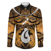 Personalised Maori Matariki Hei Matau Kowhai Family Matching Short Sleeve Bodycon Dress and Hawaiian Shirt Maori Kowhaiwhai Pattern Galaxy