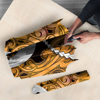 Maori Matariki Hei Matau Kowhai Umbrella Maori Kowhaiwhai Pattern Galaxy LT01 - Polynesian Pride