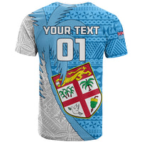 Custom Fiji Rugby T Shirt Come On Fijian Tapa Pattern LT01 - Polynesian Pride