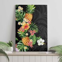 Hawaii Pineapple Tropical Canvas Wall Art Colorful Hibiscus Plumeria LT01 - Polynesian Pride