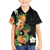 Hawaii Pineapple Tropical Hawaiian Shirt Colorful Hibiscus Plumeria LT01 - Polynesian Pride