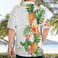 Hawaii Pineapple Tropical Hawaiian Shirt Luminous Hibiscus Plumeria LT01 - Polynesian Pride